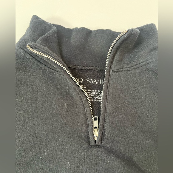Taylor swift fearless Taylor’s version official merch quarter 1/4 zip sweatshirt - Picture 8 of 11